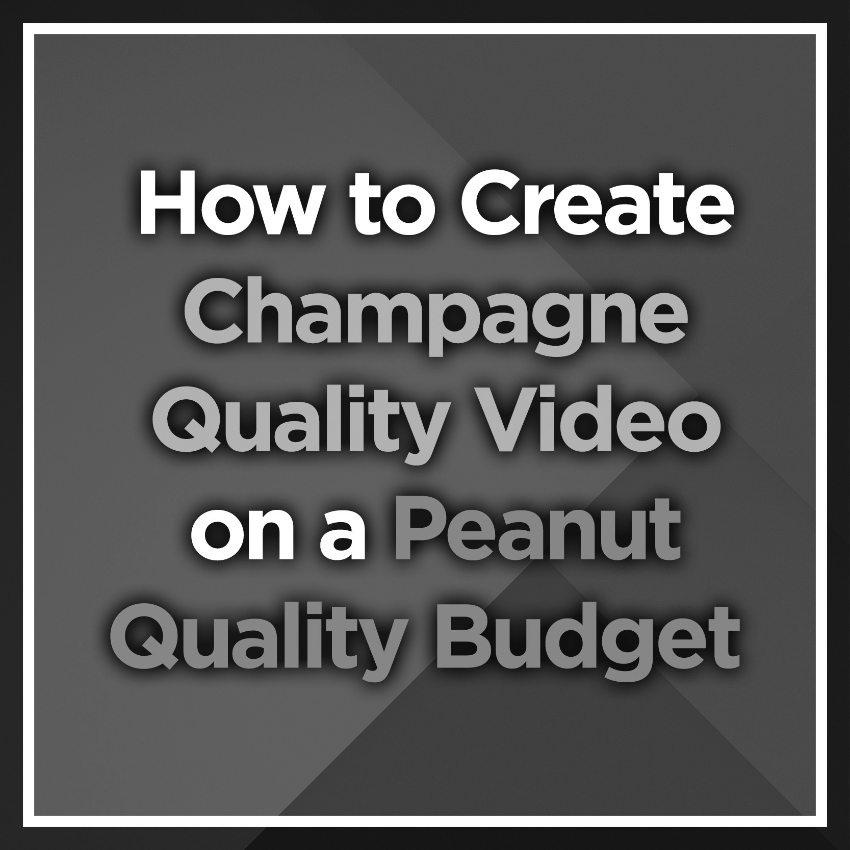 Champagne Quality Video